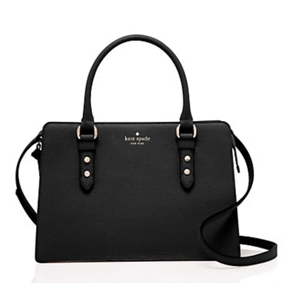 kate spade Handbags - Kate Spade Mulberry Street Lise Black Satchel Handbag